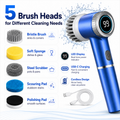 Cordless Electric Cleaning Brush – 5-in-1 Handheld Scrubber